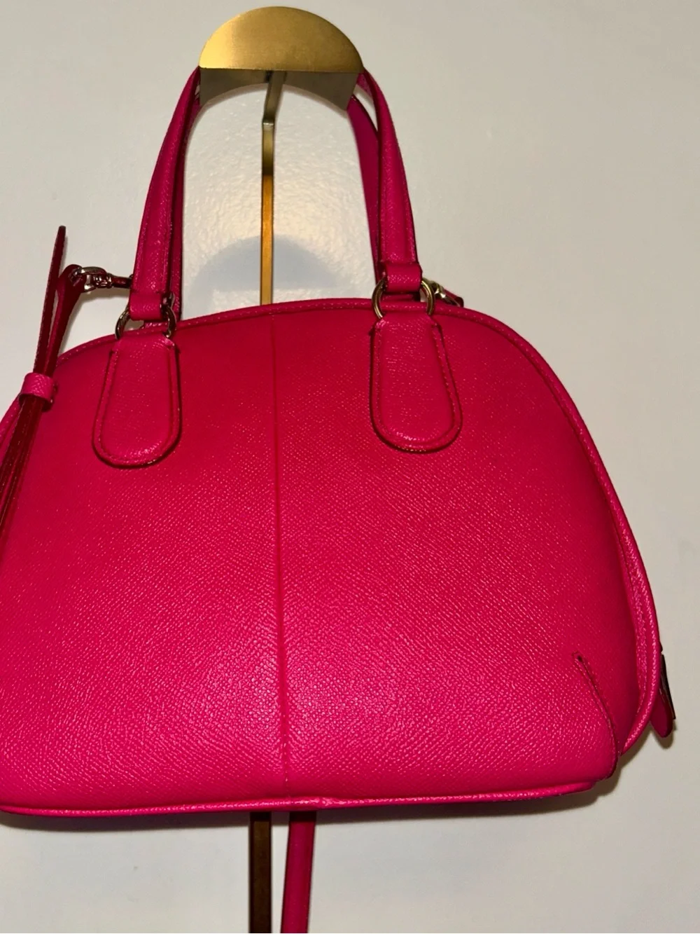 Coach Prince Street Mini Dome Satchel in Pink.  Original Hang Tag
